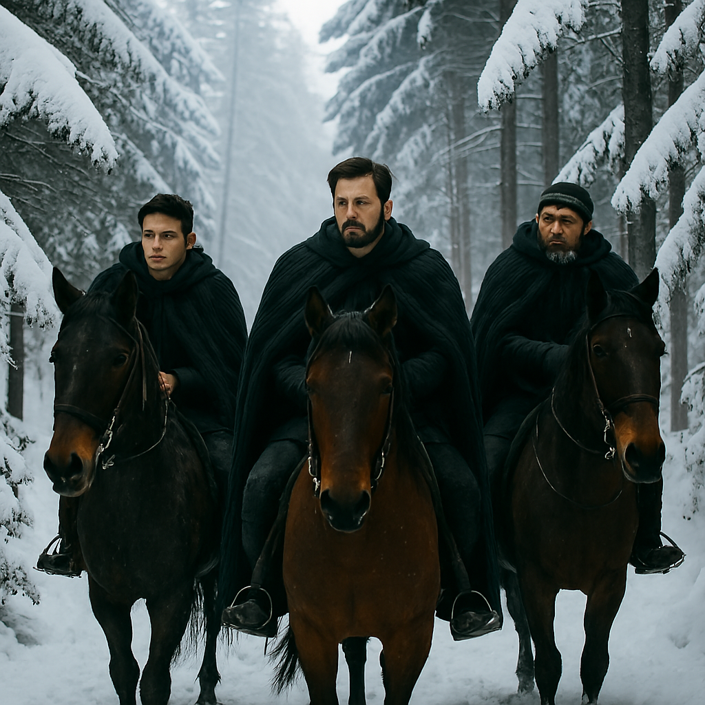 Patrulha da noite em incursão além da muralha.